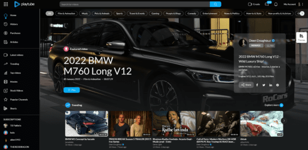 PlayTube v3.0.1 - The Ultimate PHP Video CMS & Video Sharing Platform - Image 3