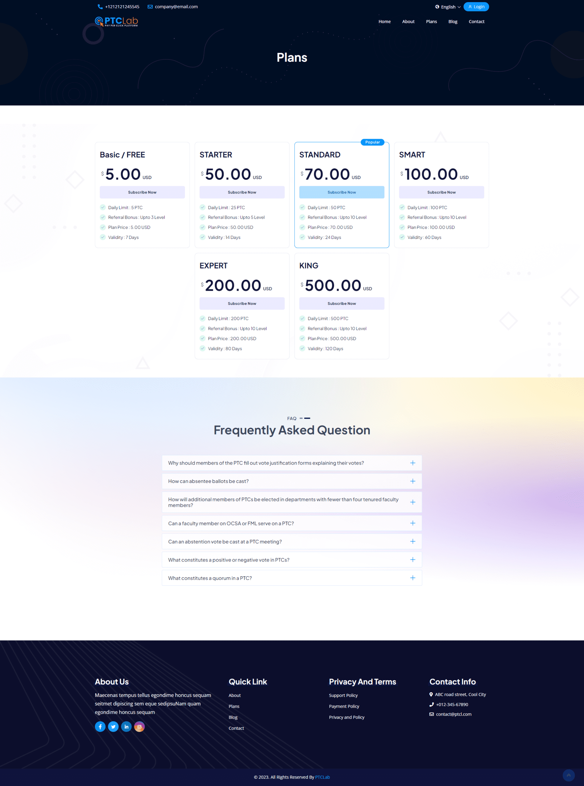 ptcLAB - Pay Per Click Platform - Image 2