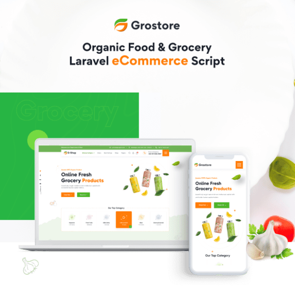 GroStore v2.5.1 - Food & Grocery Laravel eCommerce with Admin Dashboard - Image 2