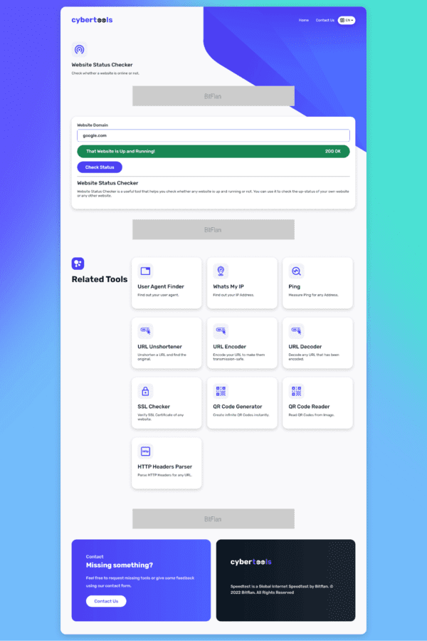 CyberTools - Awesome Web Tools