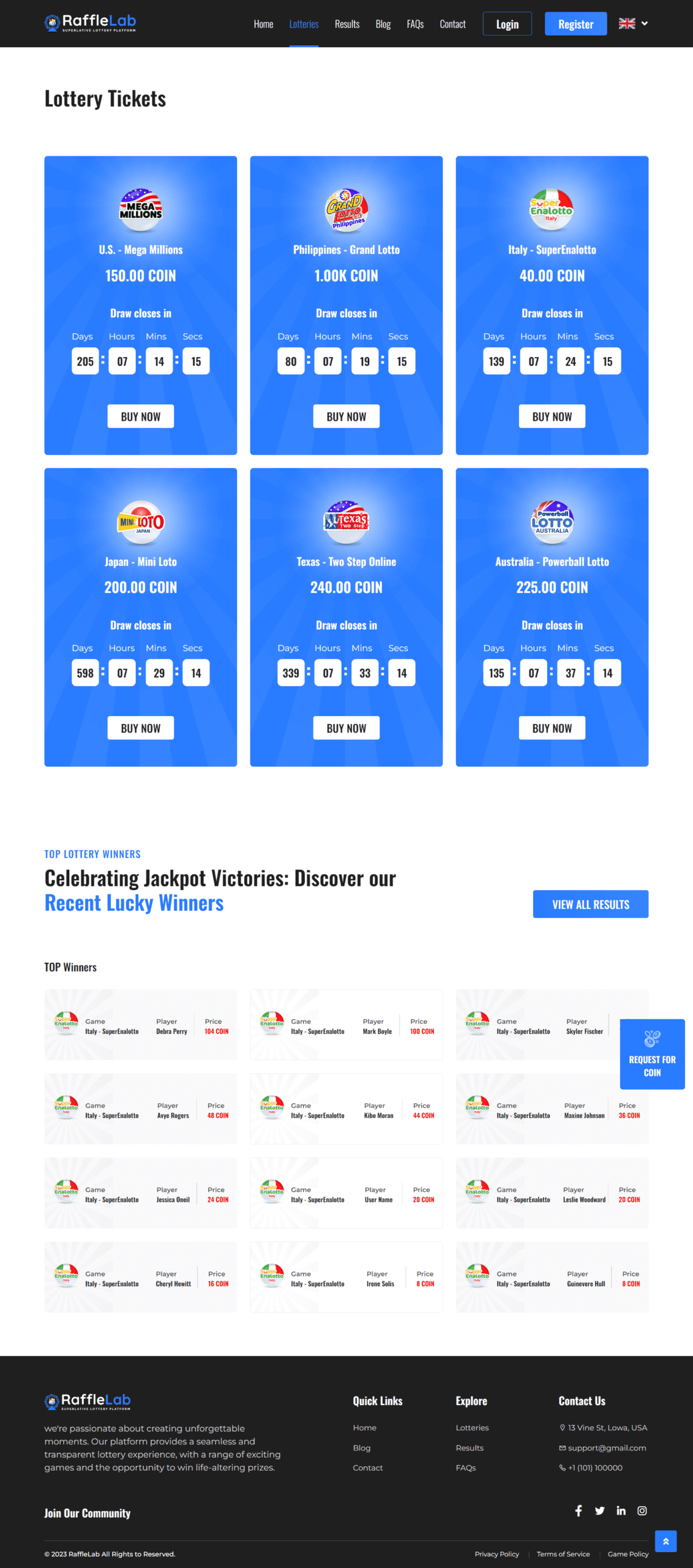 RaffleLab - Superlative Lottery Platform - Image 2