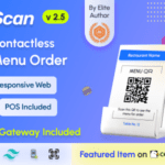 Qr Code Restaurant Menu Maker and Contactless Table Ordering System with Restaurant POS