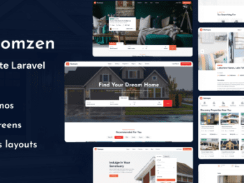 Homzen  - Laravel Real Estate Agency Portal Multilingual