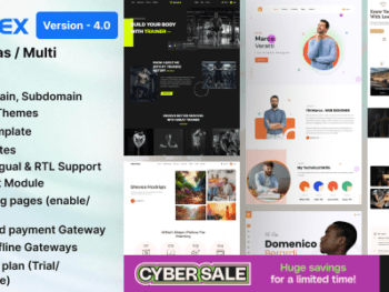 Profilex - Multitenant Portfolio Website Builder with Appointment Module (SAAS)