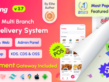 FoodKing - Restaurant Food Delivery System with Admin Panel & Delivery Man App | Restaurant POS