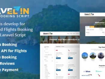 Travelin - Hotel & Air Tickets Booking Laravel Script