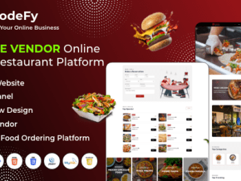 Foodefy - Single Restaurant Online Food Ordering Laravel Website Platform