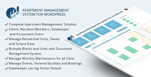 WPAMS Apartment Management System for wordpress