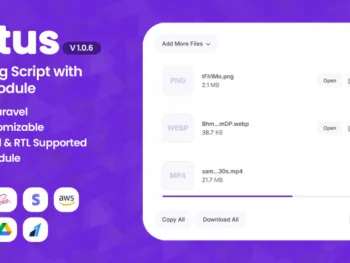 Portus  - Advanced File Hosting Script