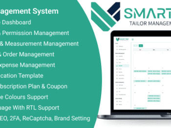 Smart TMS SaaS - Tailor Management System