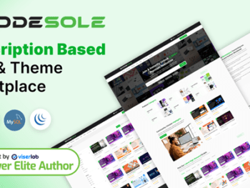 CodeSole - Subscription Based Code And Theme Marketplace