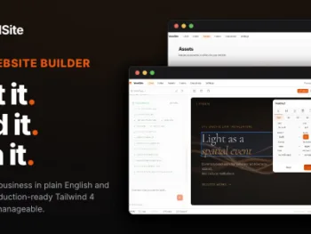 VoxelSite — AI Website Generator · Self-Hosted · Own Your Files